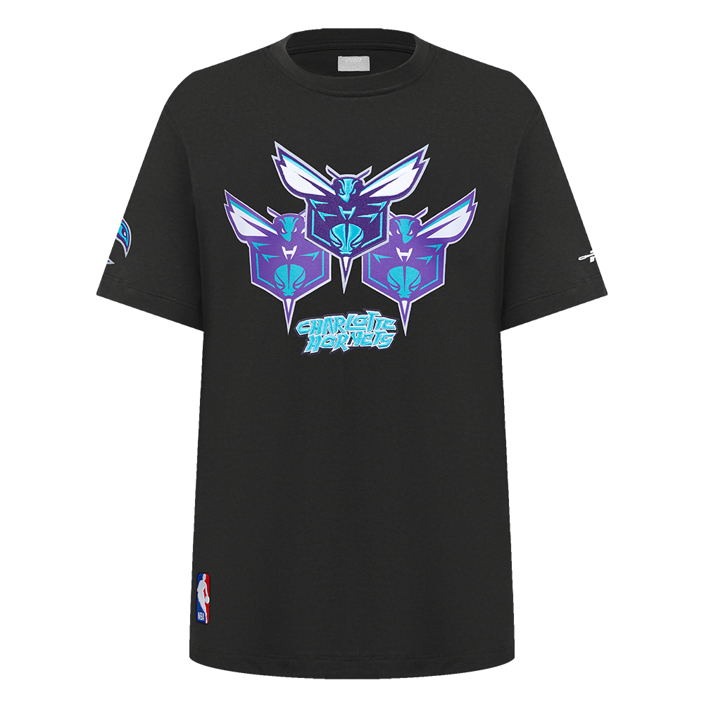 Pro Standard Charlotte Hornets Youth Grape/Aqua Tee